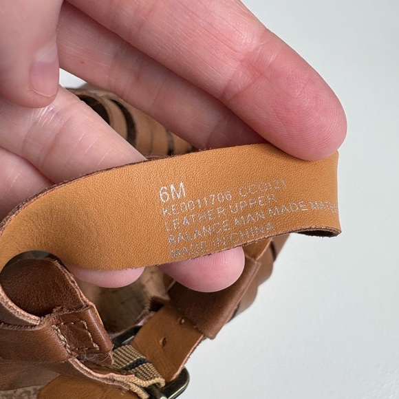 Kork-Ease Camille Ankle Strap Leather Platform Sandal Heel Size 6 - Picture 8 of 8